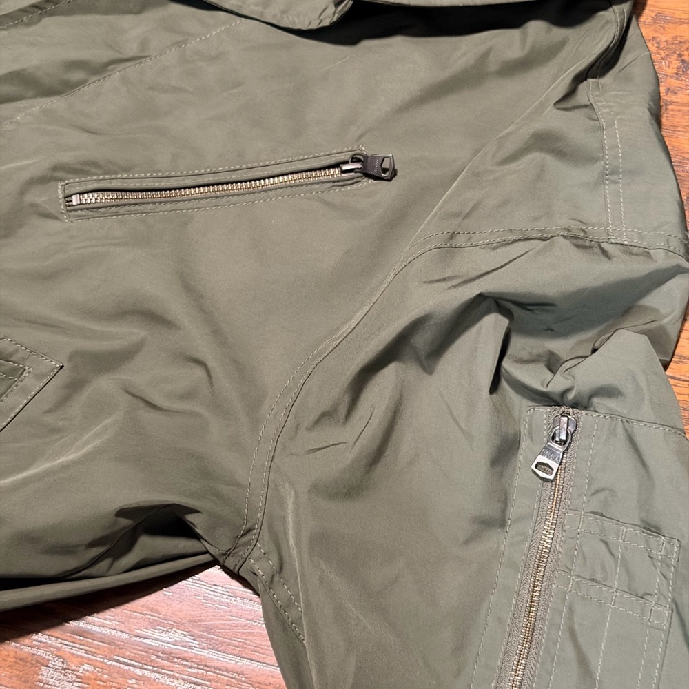 Banana Republic Olive Bomber Jacket - Picture 3 of 4